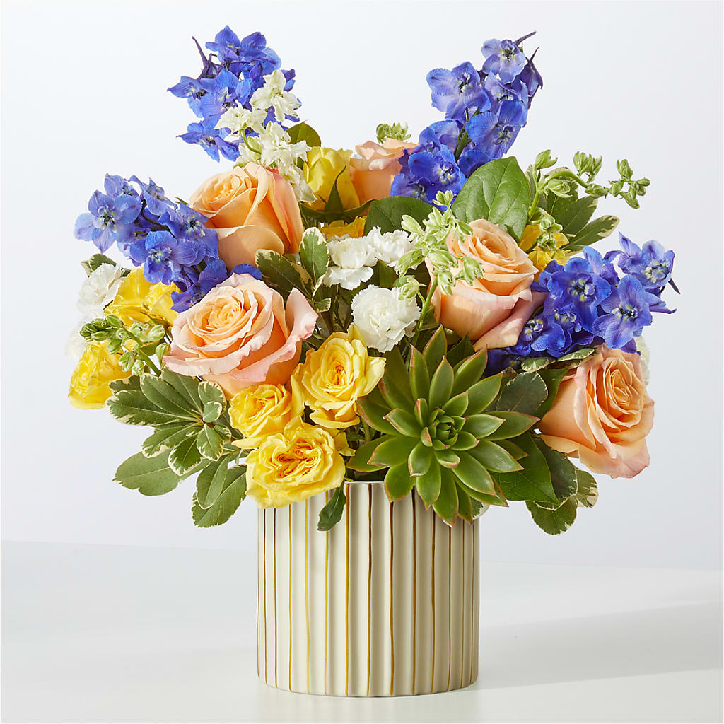 Cobalt Reverie Bouquet – The Flower Chef Llc, Cartersville GA