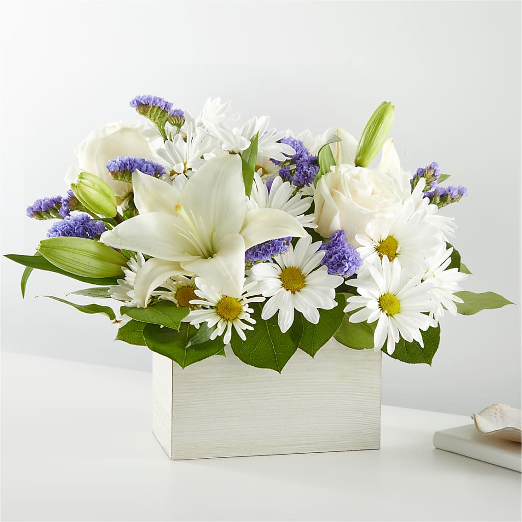Beyond Blue Box Bouquet – The Flower Chef Llc, Cartersville GA
