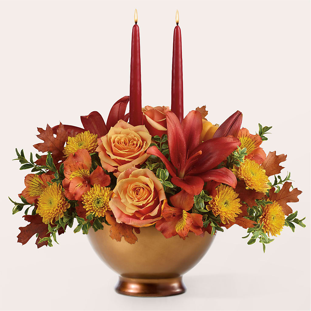 Harvest Table Centerpiece – The Flower Chef Llc, Cartersville GA