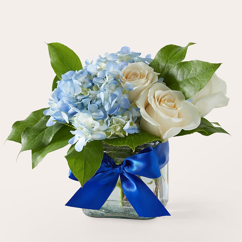 Sky Blue Delight Bouquet – The Flower Chef Llc, Cartersville GA