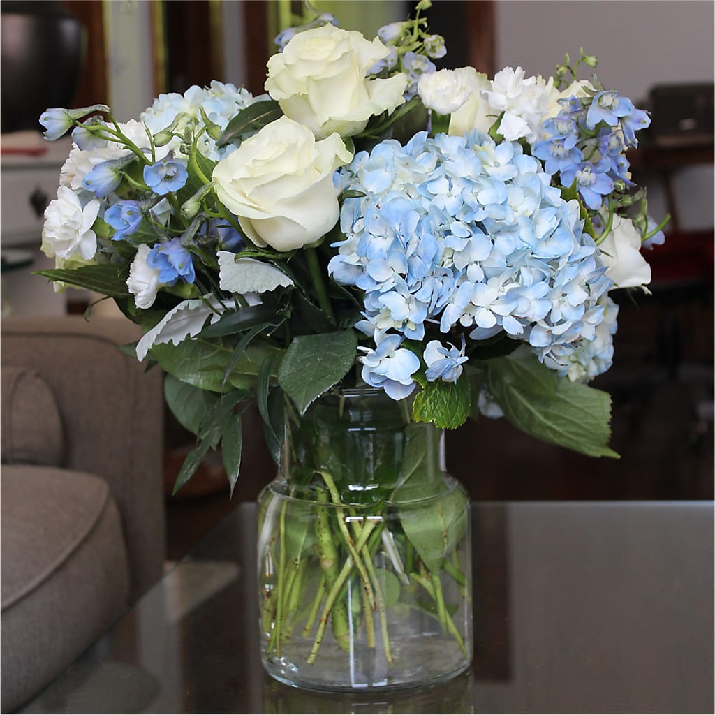 Clear Skies Bouquet – The Flower Chef Llc, Cartersville GA