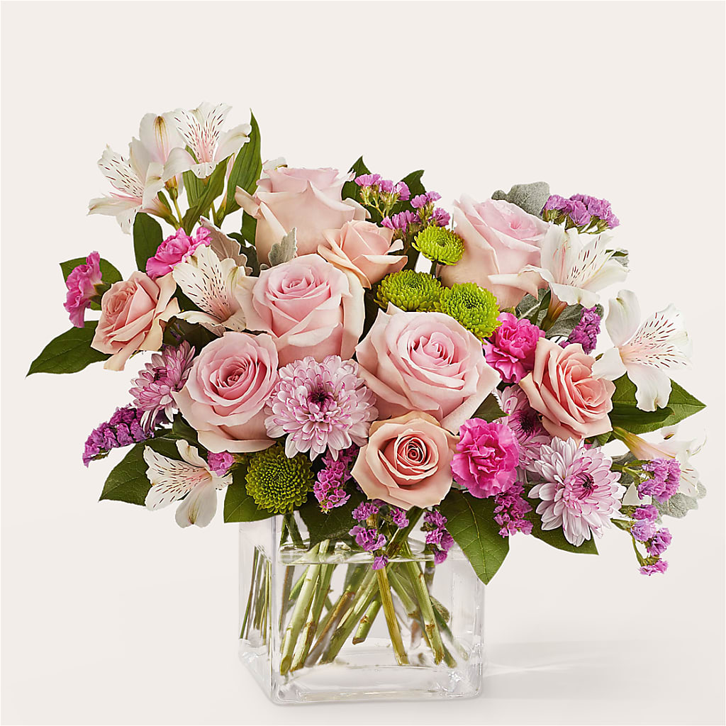 Pink Suede Bouquet – The Flower Chef Llc, Cartersville GA