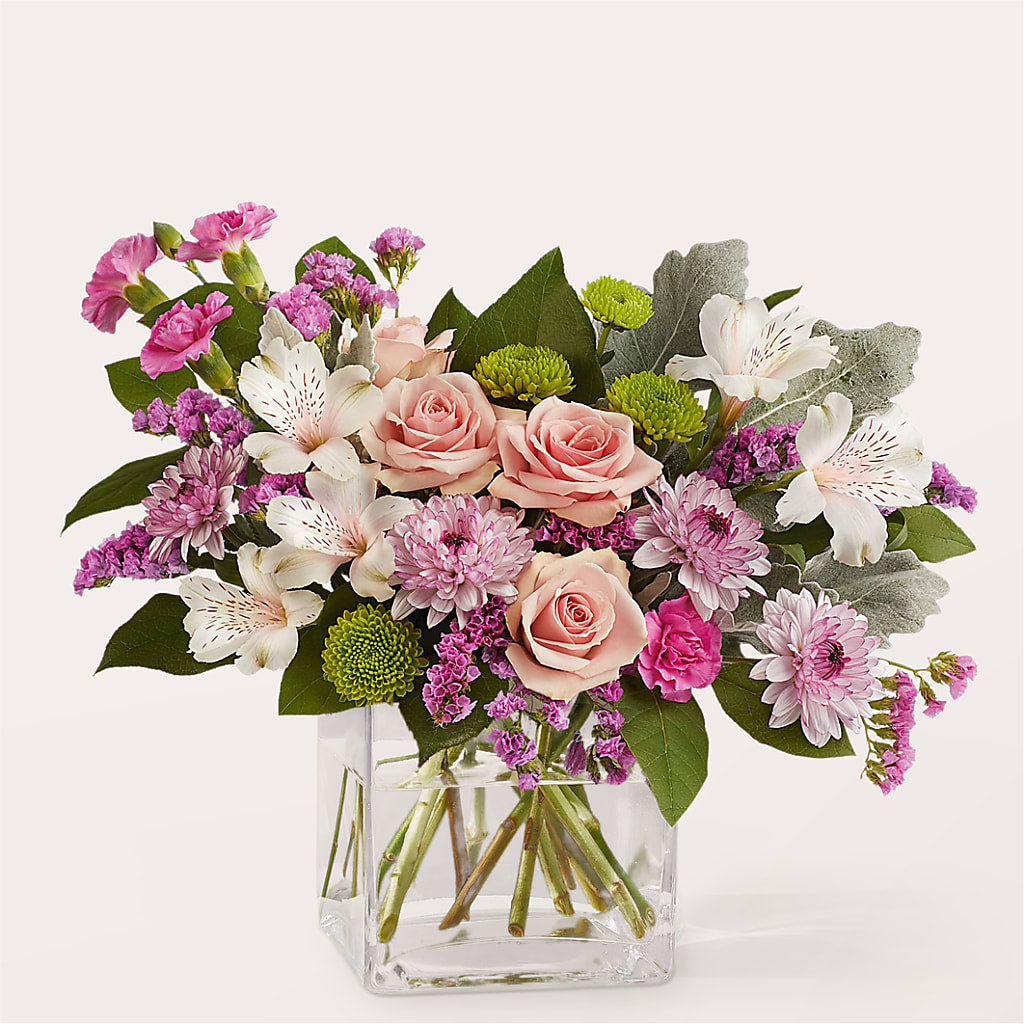 Pink Suede Bouquet – The Flower Chef Llc, Cartersville GA