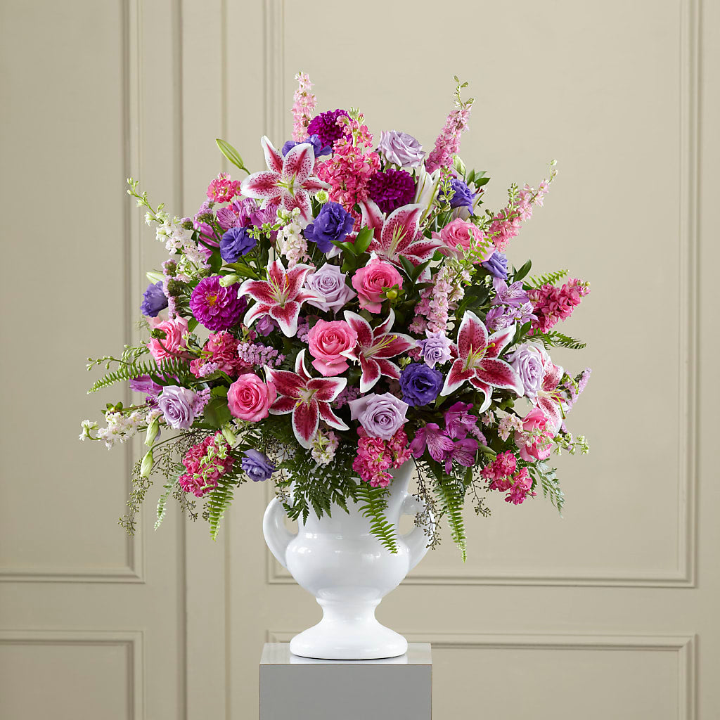 Peaceful Tribute Arrangement – The Flower Chef Llc, Cartersville GA