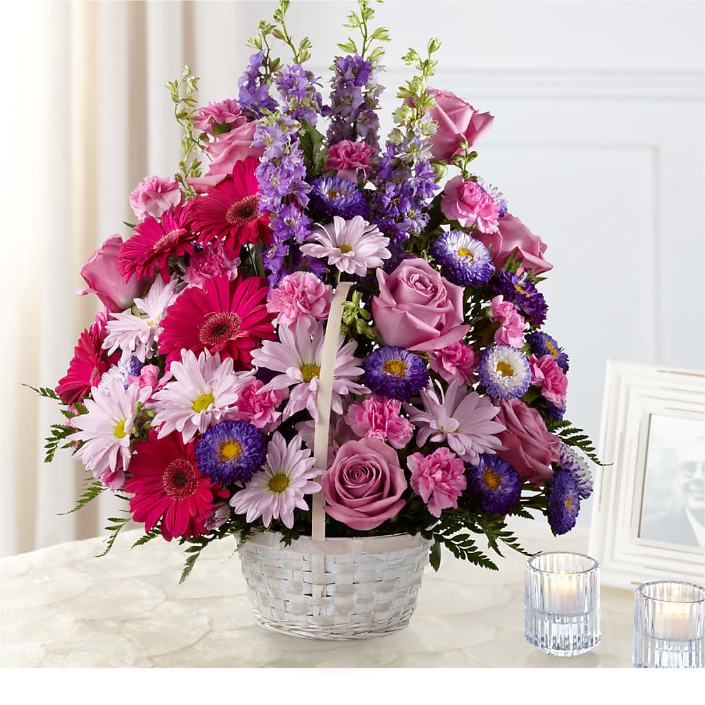 Pastel Peace Basket – The Flower Chef Llc, Cartersville GA