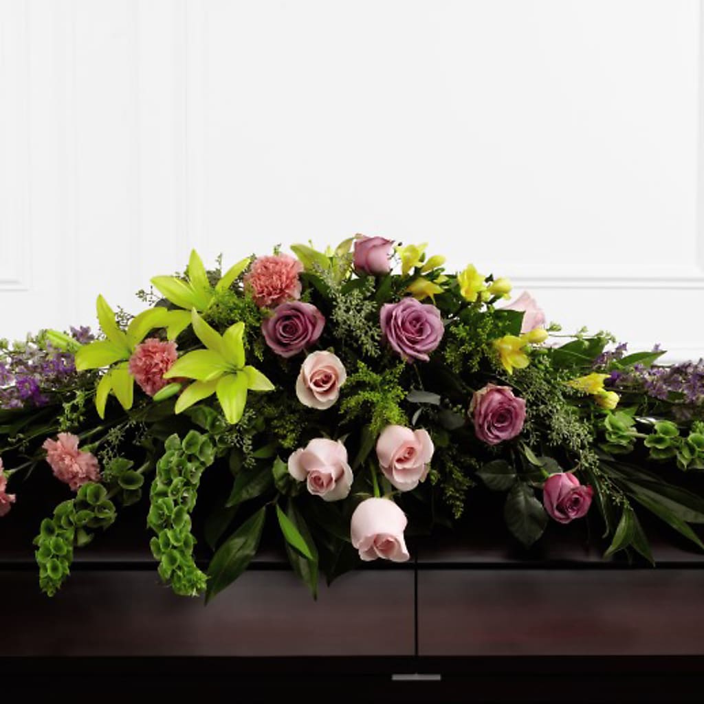 Forever Beloved Casket Spray – The Flower Chef Llc, Cartersville GA