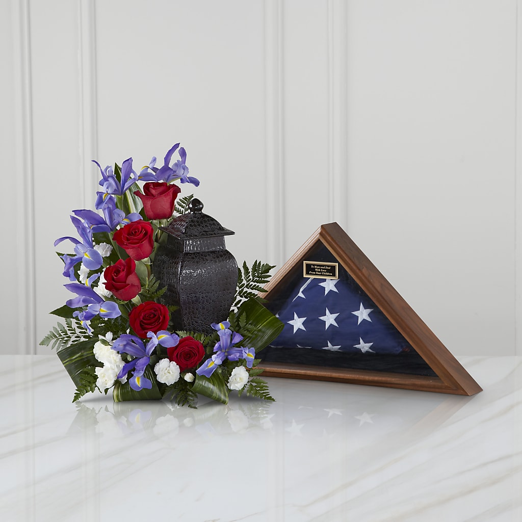 Patriotic Tribute Arrangement – The Flower Chef Llc, Cartersville GA
