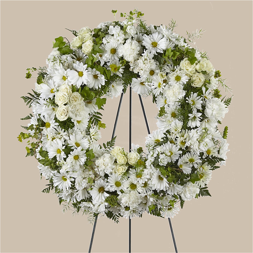 Faithful Wishes Wreath – The Flower Chef Llc, Cartersville GA