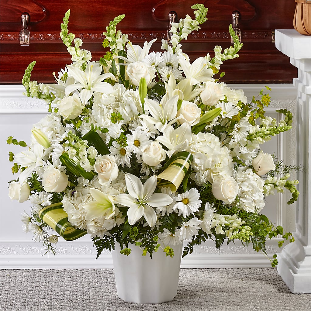 Thoughts of Tranquility Floor Basket – The Flower Chef Llc, Cartersville GA