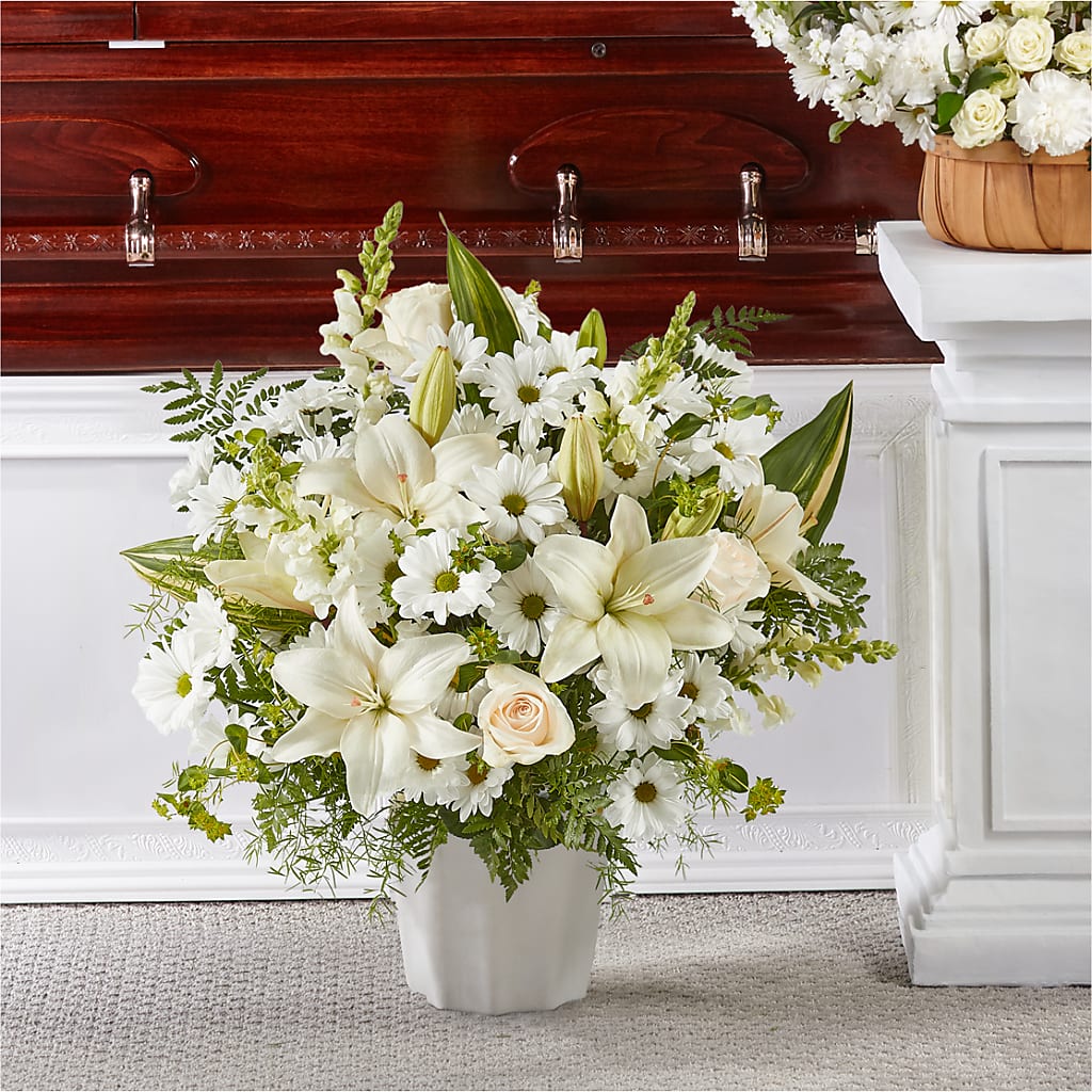 Thoughts of Tranquility Floor Basket – The Flower Chef Llc, Cartersville GA