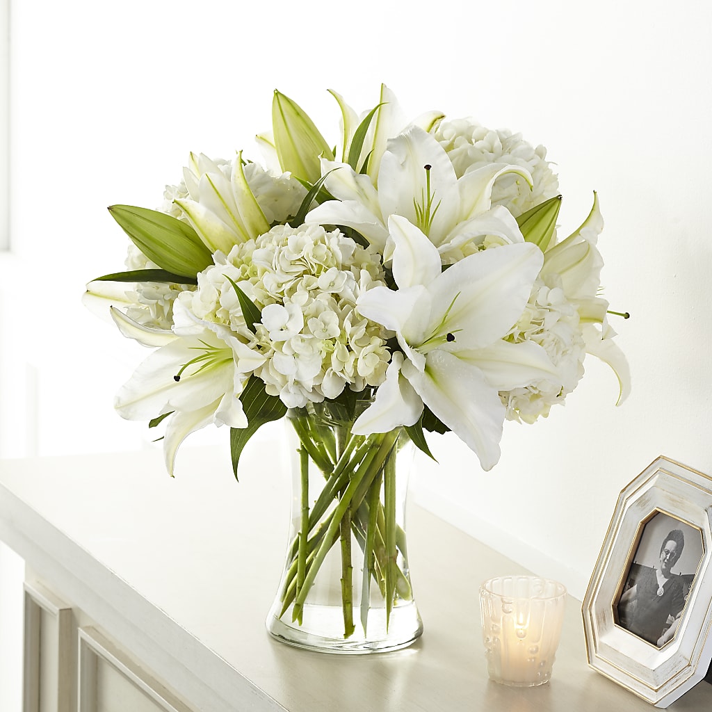 Compassionate Lily Bouquet – The Flower Chef Llc, Cartersville GA