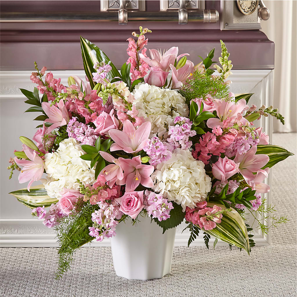Simply Serene Floor Basket – The Flower Chef Llc, Cartersville GA
