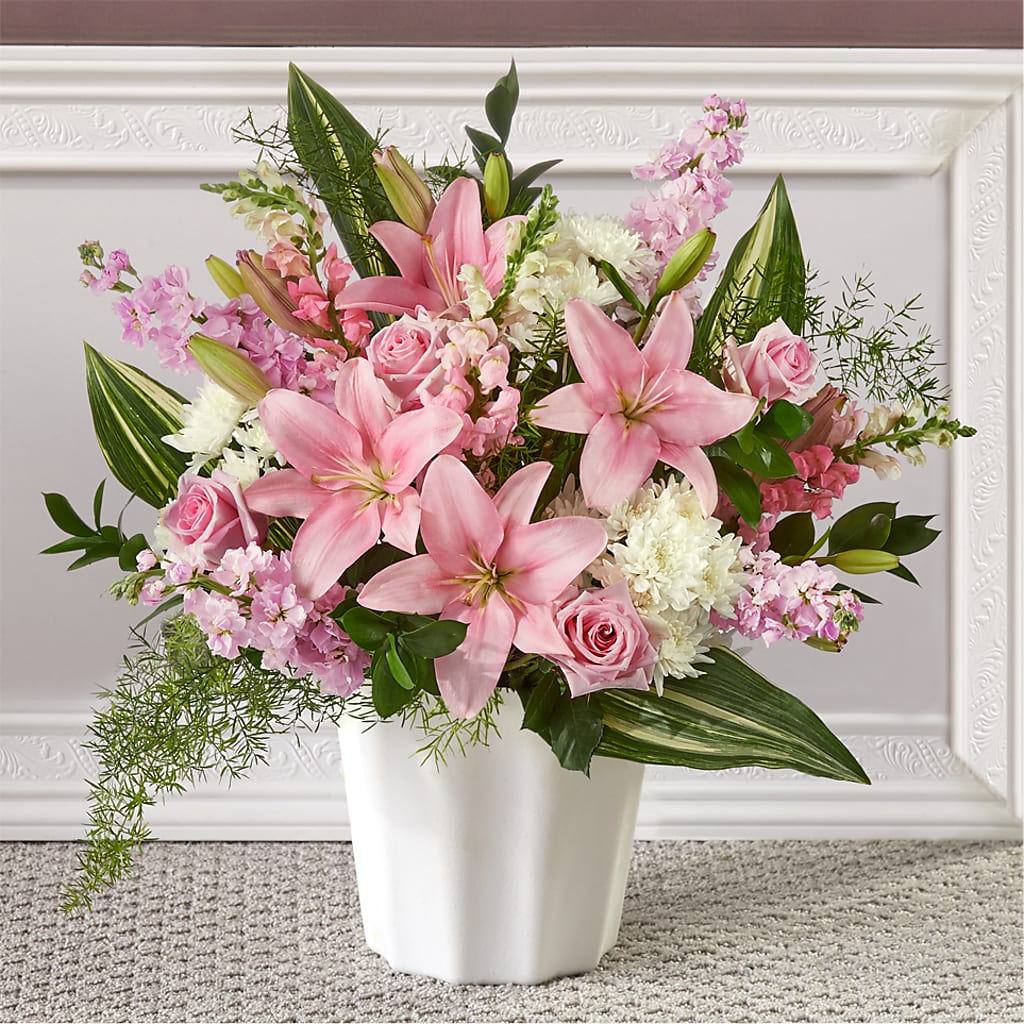 Simply Serene Floor Basket – The Flower Chef Llc, Cartersville GA