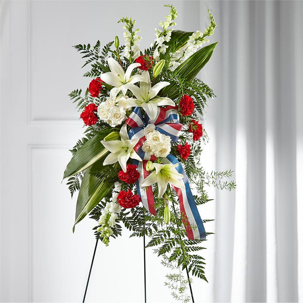 Stars of Life Standing Spray – The Flower Chef Llc, Cartersville GA