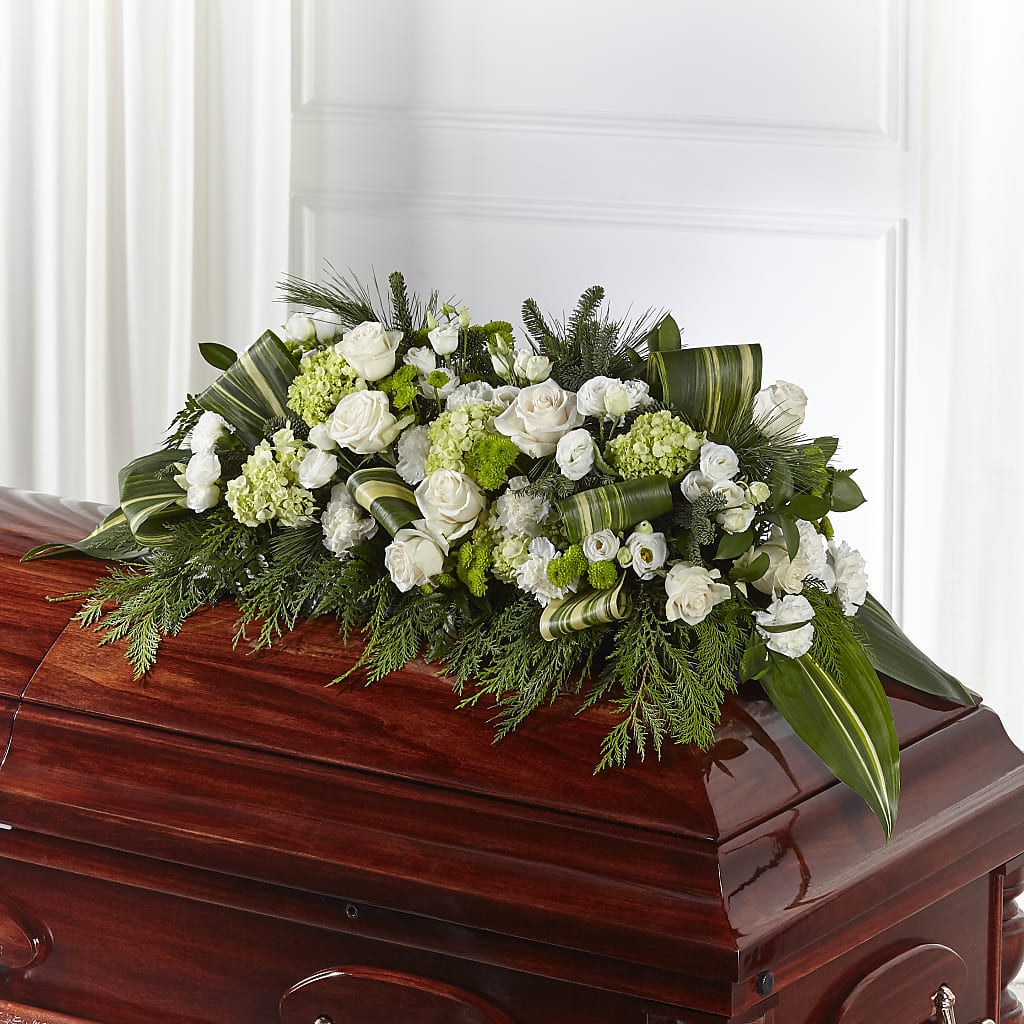 Hopeful Gesture Casket Spray – The Flower Chef Llc, Cartersville GA