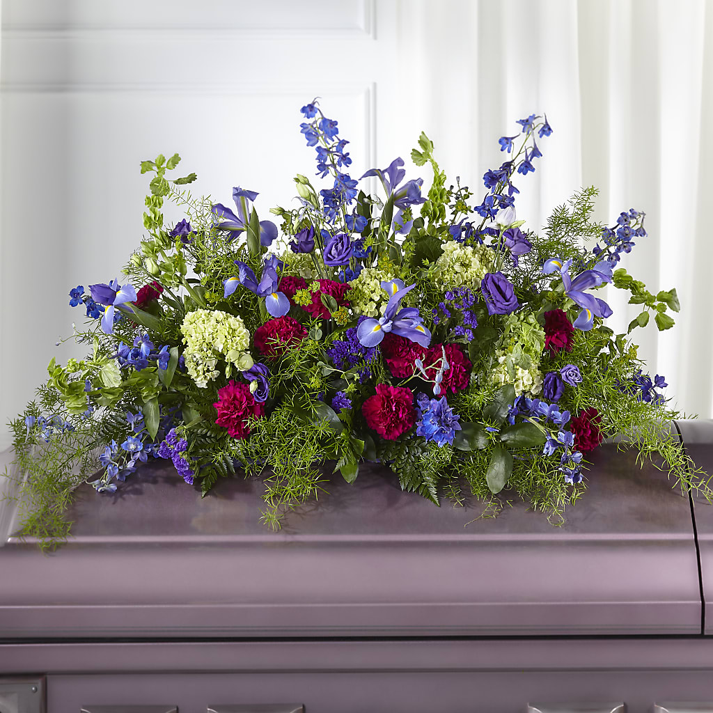 Always Treasured Casket Spray – The Flower Chef Llc, Cartersville GA