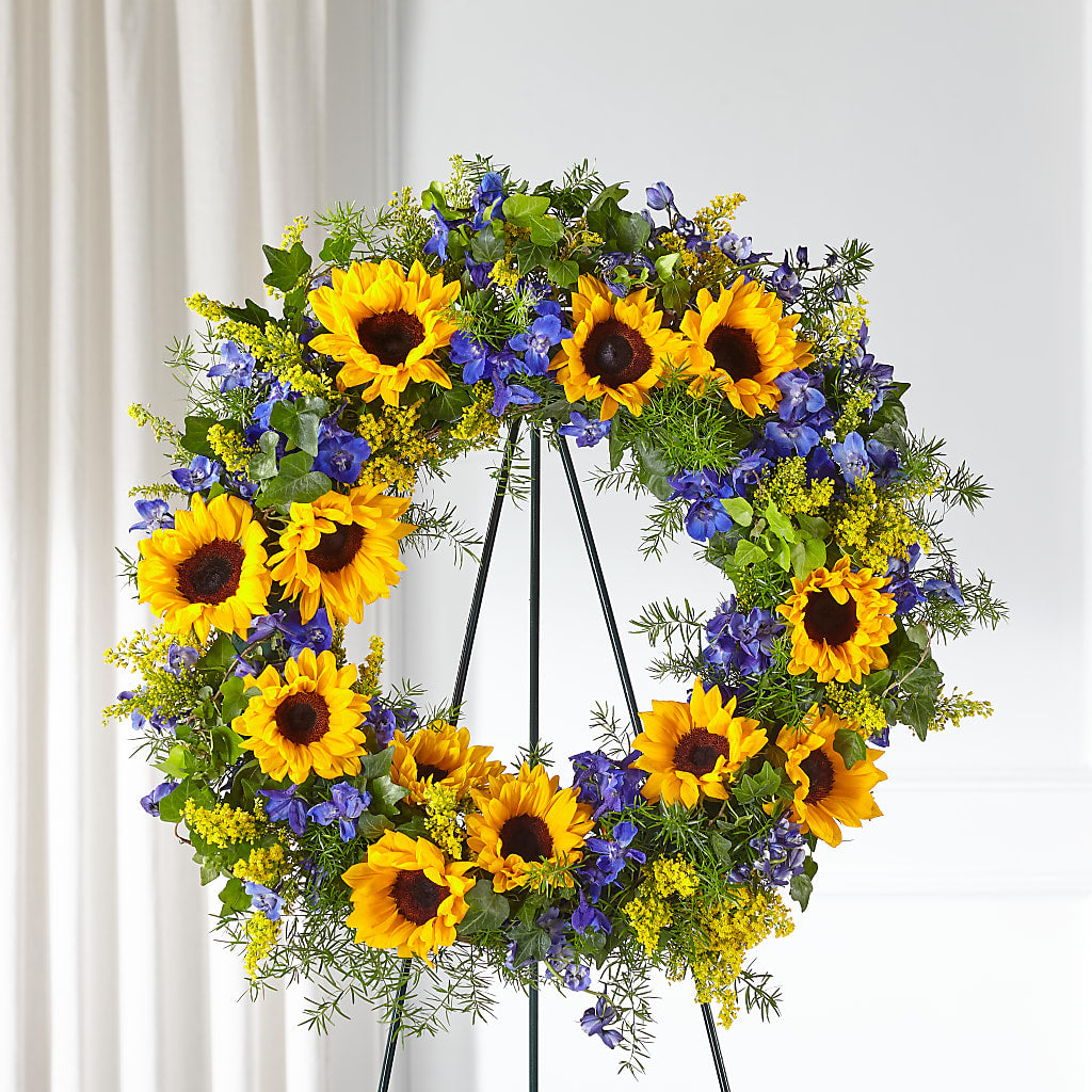 Bright Rays Wreath – The Flower Chef Llc, Cartersville GA