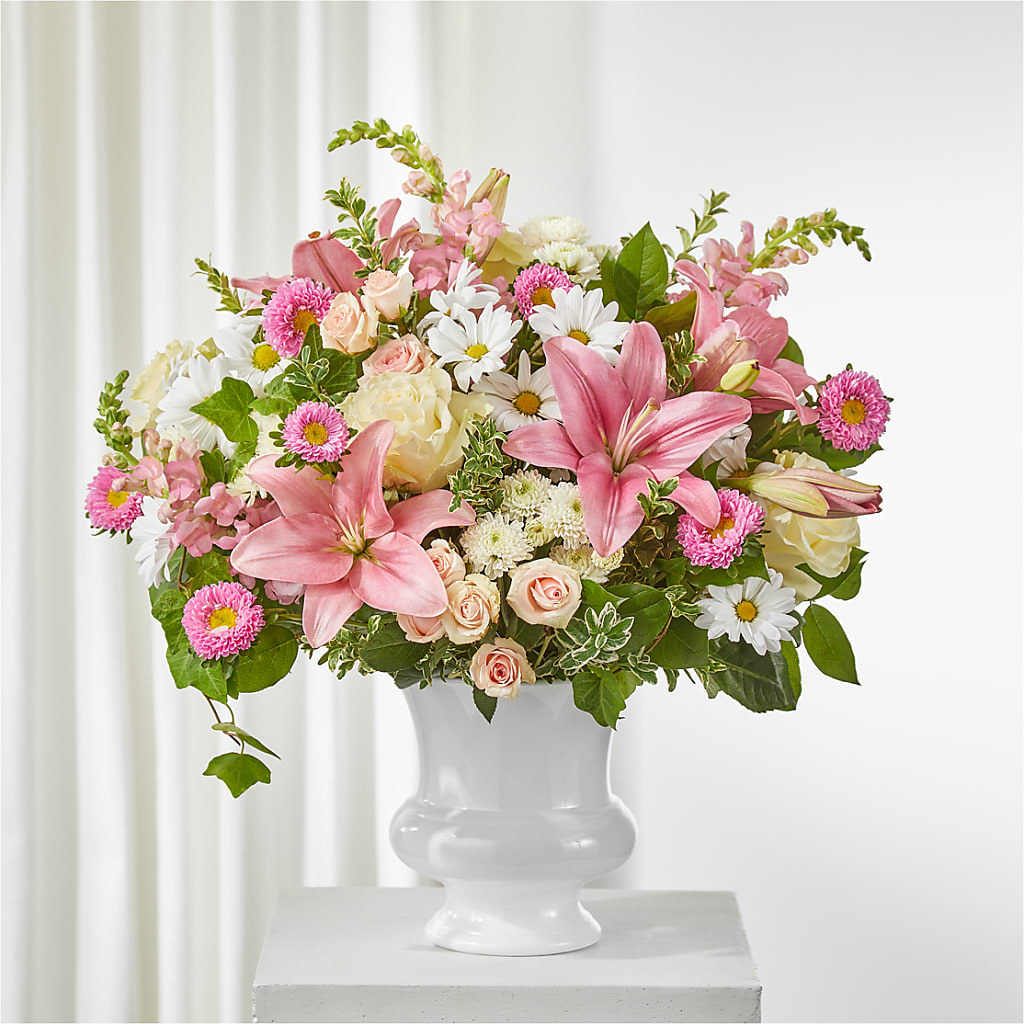 Empathetic Blooms Urn Arrangement – The Flower Chef Llc, Cartersville GA