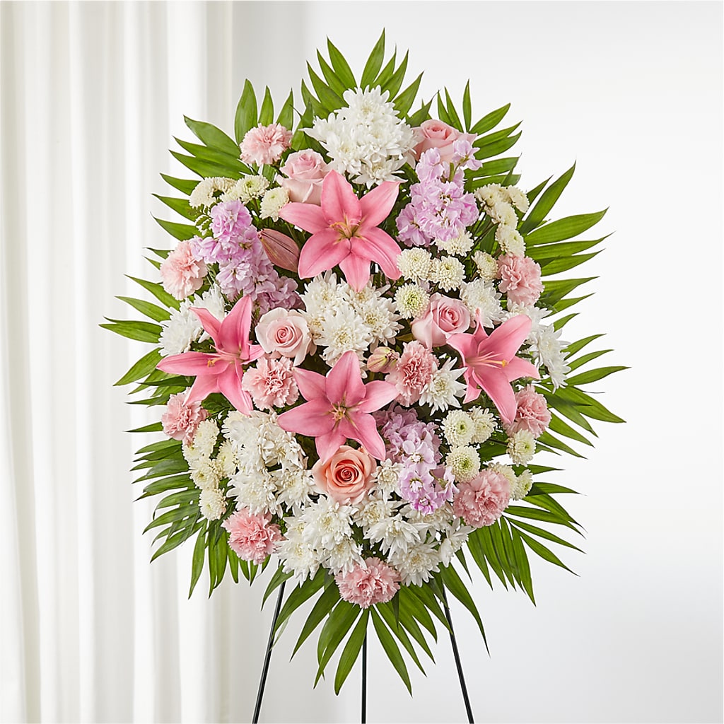 Offering Solace Standing Spray – The Flower Chef Llc, Cartersville GA