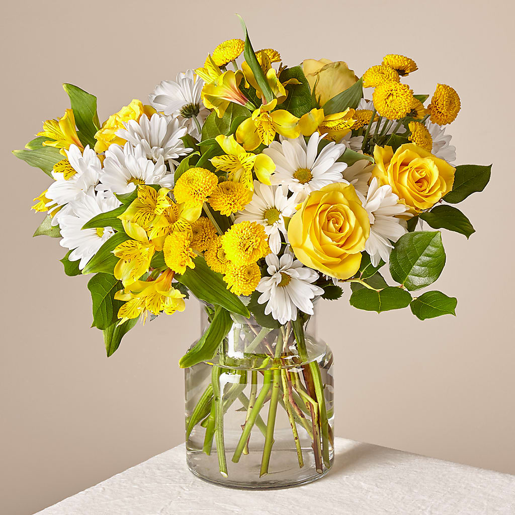 Sunny Sentiments Bouquet – The Flower Chef Llc, Cartersville GA