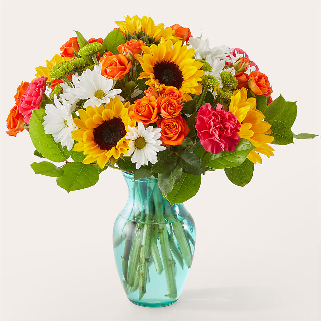 Sun-drenched Blooms Bouquet – The Flower Chef Llc, Cartersville GA