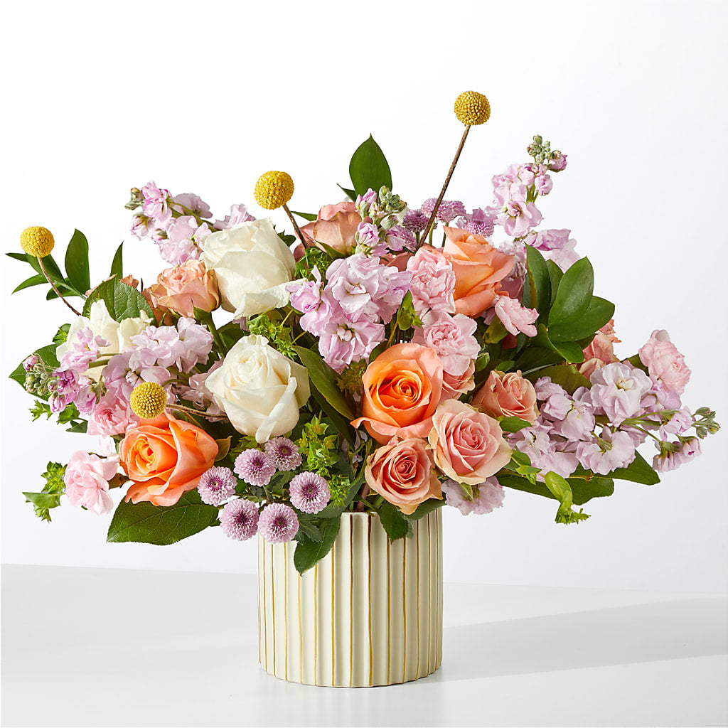 French Market Bouquet with Ivory Vase – The Flower Chef Llc, Cartersville GA
