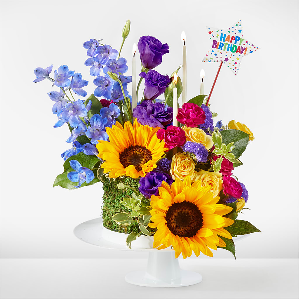Star of the Day Floral Cake – The Flower Chef Llc, Cartersville GA