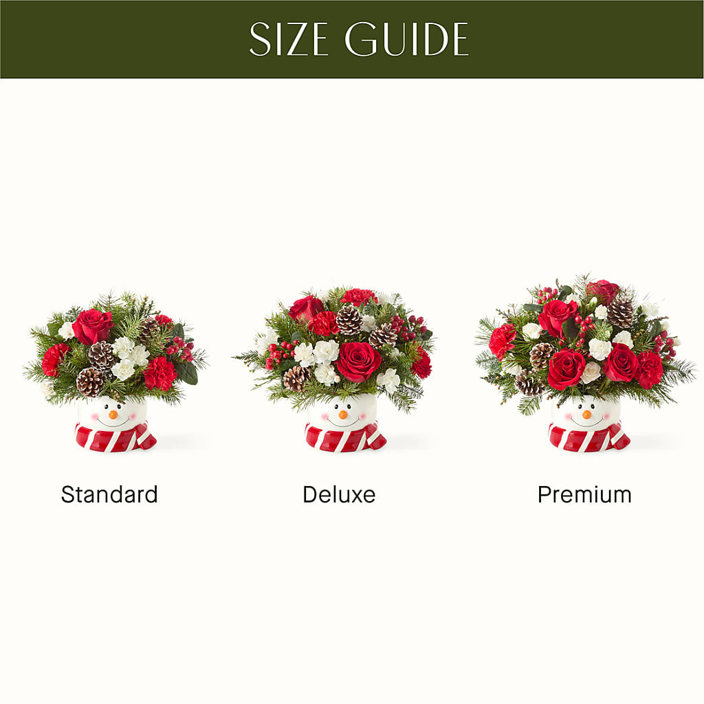 Jolly Snowman Bouquet –  The Flower Chef Llc, Cartersville GA