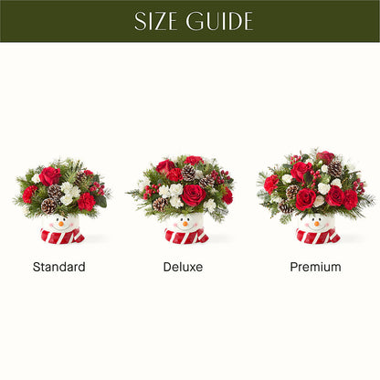 Jolly Snowman Bouquet –  The Flower Chef Llc, Cartersville GA