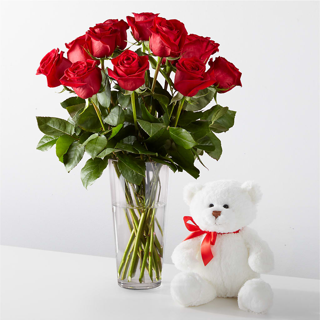 Romantic Long Stem Red Rose Bouquet Bundles –  The Flower Chef Llc, Cartersville GA