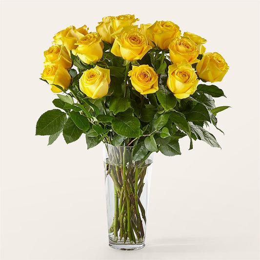 Long Stem Yellow Rose Bouquet –  The Flower Chef Llc, Cartersville GA
