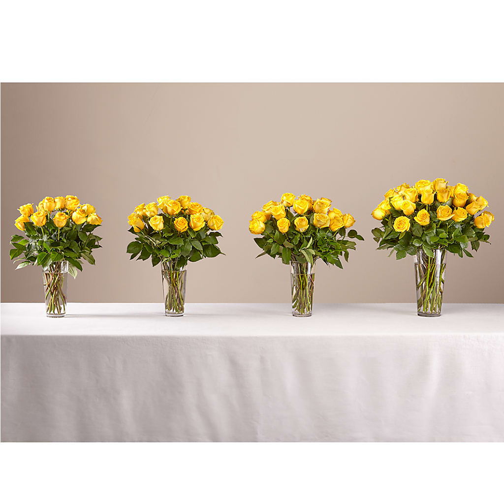 Long Stem Yellow Rose Bouquet –  The Flower Chef Llc, Cartersville GA