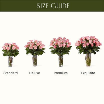 Long Stem Pink Rose Bouquet –  The Flower Chef Llc, Cartersville GA