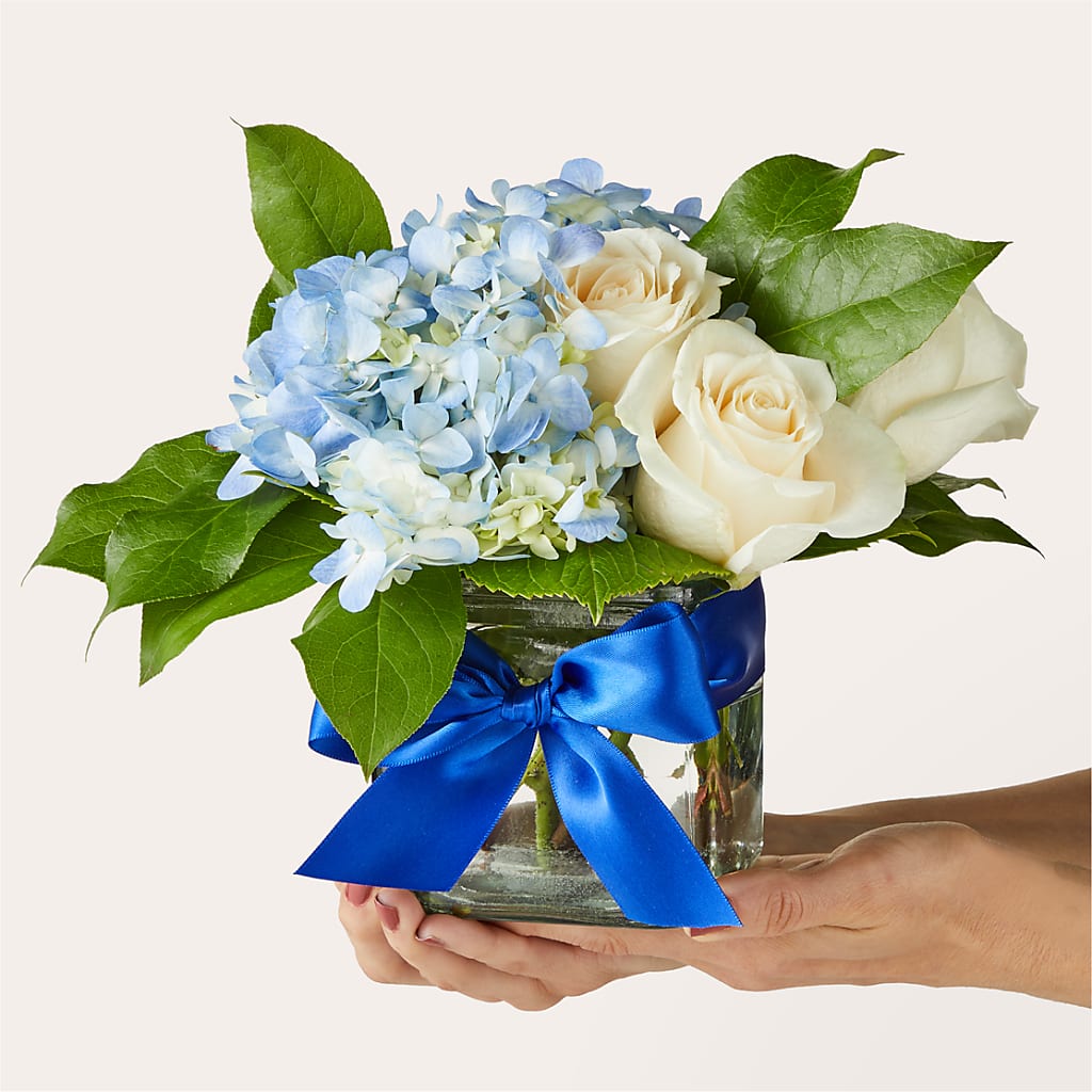 Sky Blue Delight Bouquet –  The Flower Chef Llc, Cartersville GA
