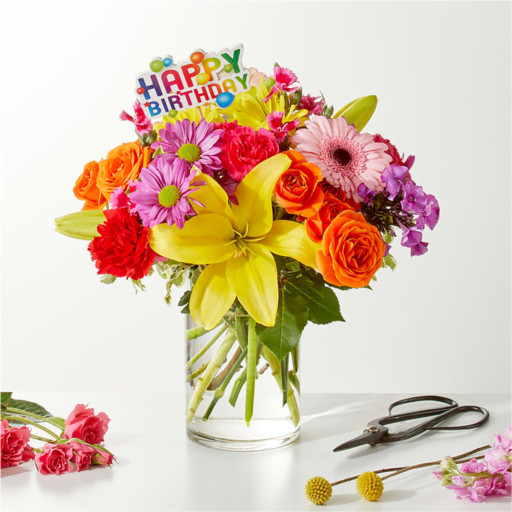 Cue the Confetti - A Florist Original –  The Flower Chef Llc, Cartersville GA