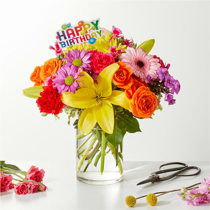 Cue the Confetti - A Florist Original –  The Flower Chef Llc, Cartersville GA