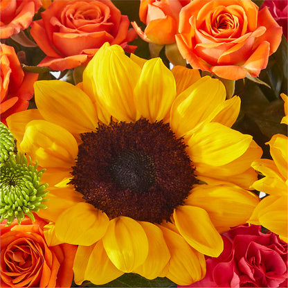 Sun-drenched Blooms Box Bouquet –  The Flower Chef Llc, Cartersville GA