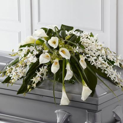 Angel Wings Casket Spray –  The Flower Chef Llc, Cartersville GA