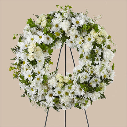 Faithful Wishes Wreath –  The Flower Chef Llc, Cartersville GA