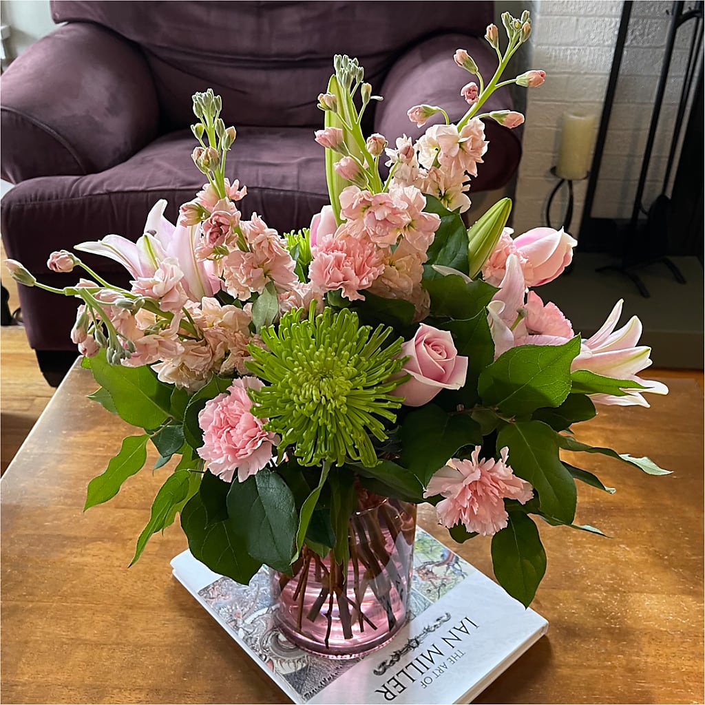 Pretty in Pink Bouquet –  The Flower Chef Llc, Cartersville GA