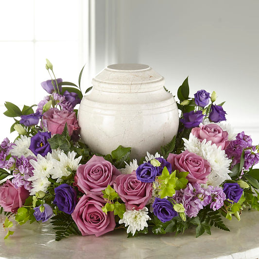 Blooming Sympathy Cremation Adornment –  The Flower Chef Llc, Cartersville GA