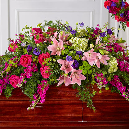 Radiant Tribute Casket Spray –  The Flower Chef Llc, Cartersville GA