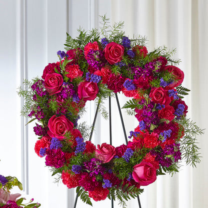 Calming Colors Wreath –  The Flower Chef Llc, Cartersville GA