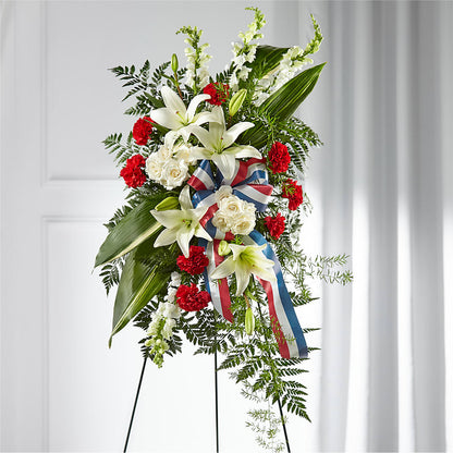 Stars of Life Standing Spray –  The Flower Chef Llc, Cartersville GA