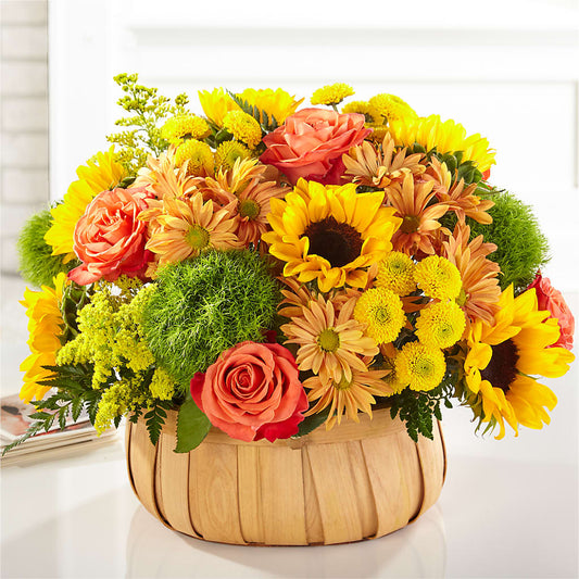 Harvest Sunflower Basket –  The Flower Chef Llc, Cartersville GA