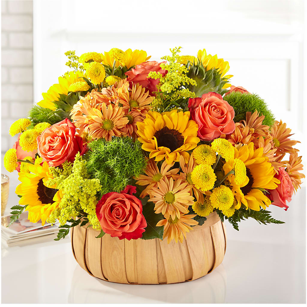 Harvest Sunflower Basket –  The Flower Chef Llc, Cartersville GA