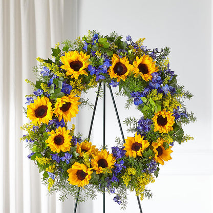 Bright Rays Wreath –  The Flower Chef Llc, Cartersville GA