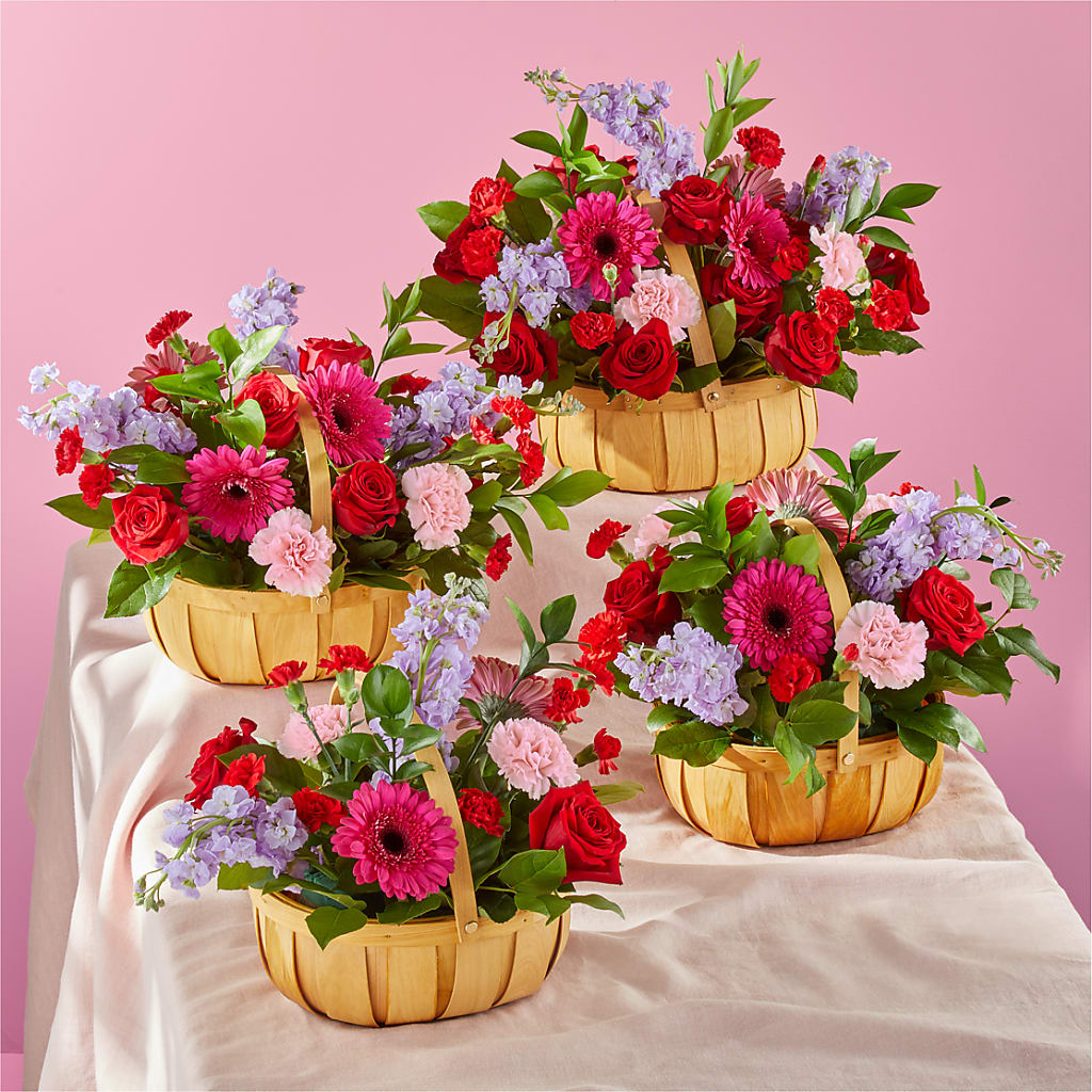 Pink Picnic Basket –  The Flower Chef Llc, Cartersville GA