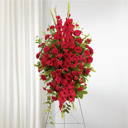 From the Heart Standing Spray –  The Flower Chef Llc, Cartersville GA