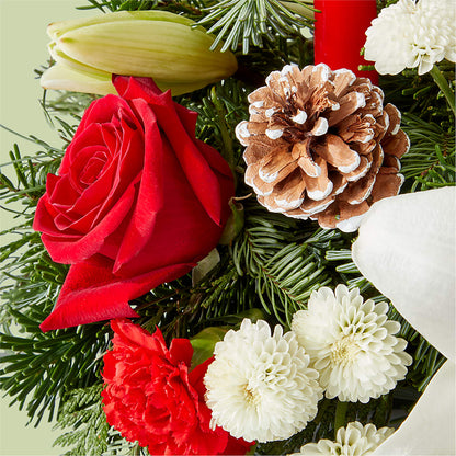 Seasonal Festivities Centerpiece –  The Flower Chef Llc, Cartersville GA